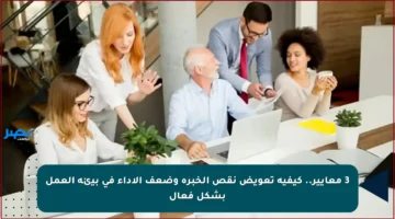 3 معايير.. كيفية تعويض نقص الخبرة وضعف الأداء في بيئة العمل بشكل فعال